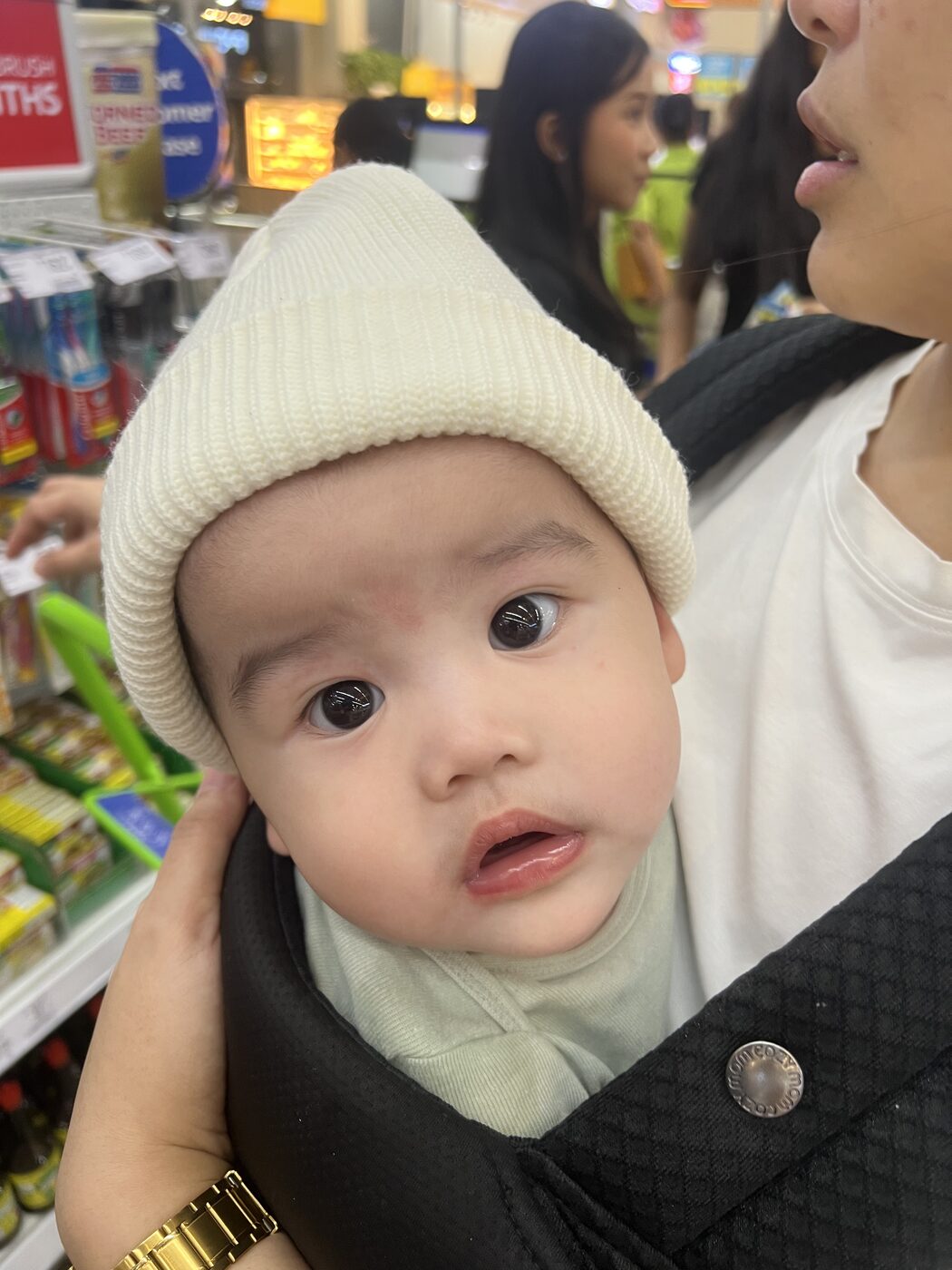 An everyday snapshot of baby Elle