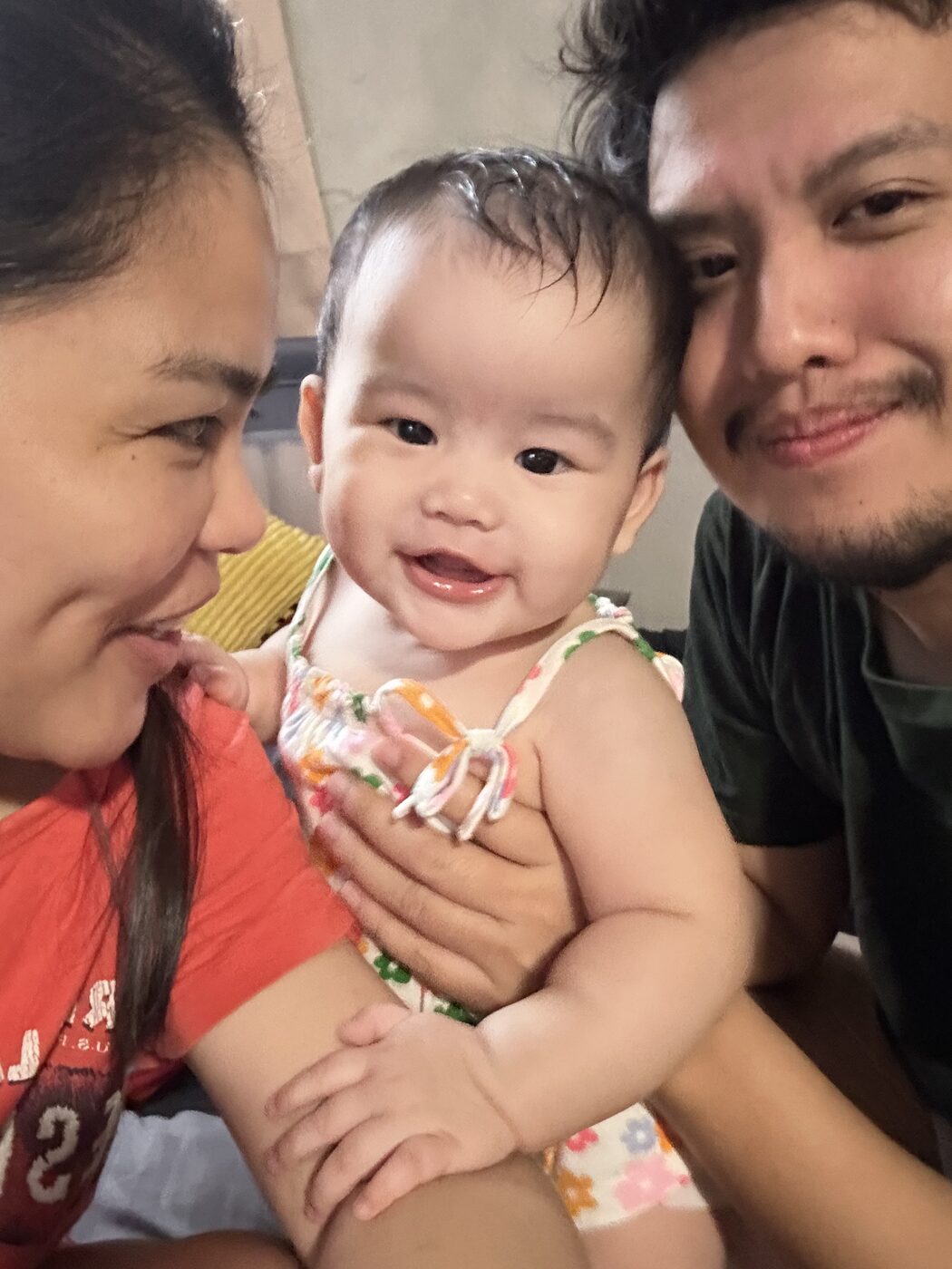 An everyday snapshot of baby Elle