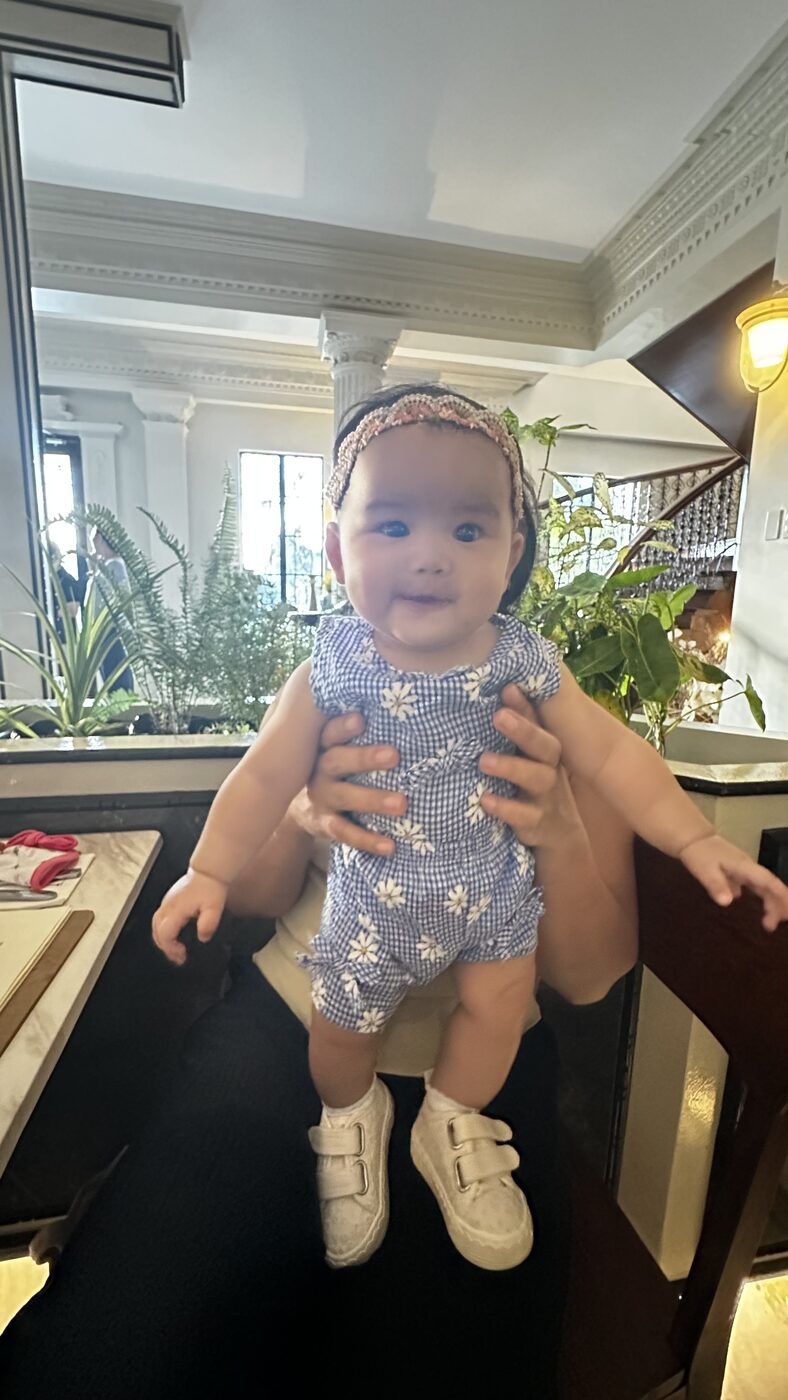 An everyday snapshot of baby Elle
