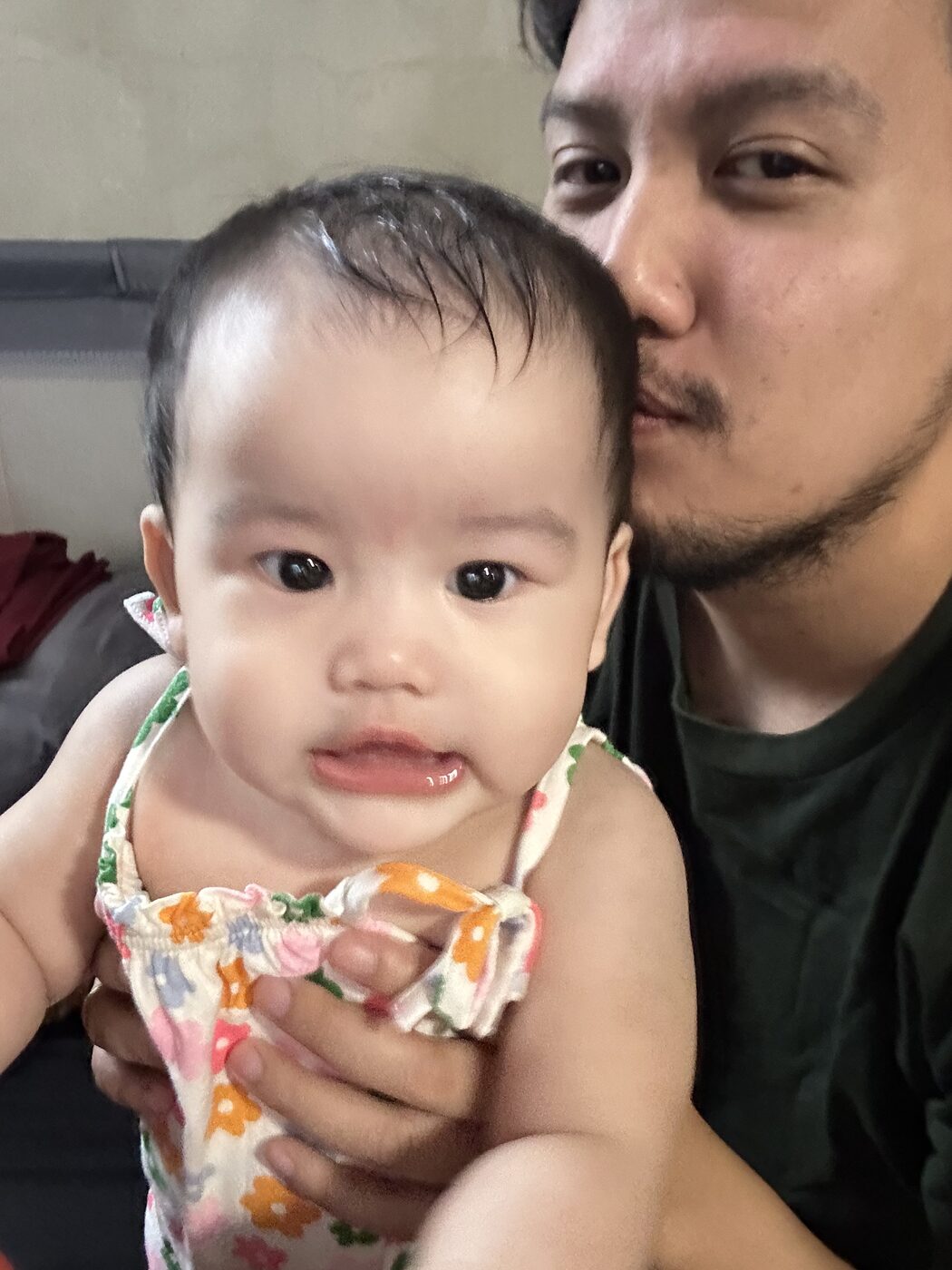 An everyday snapshot of baby Elle