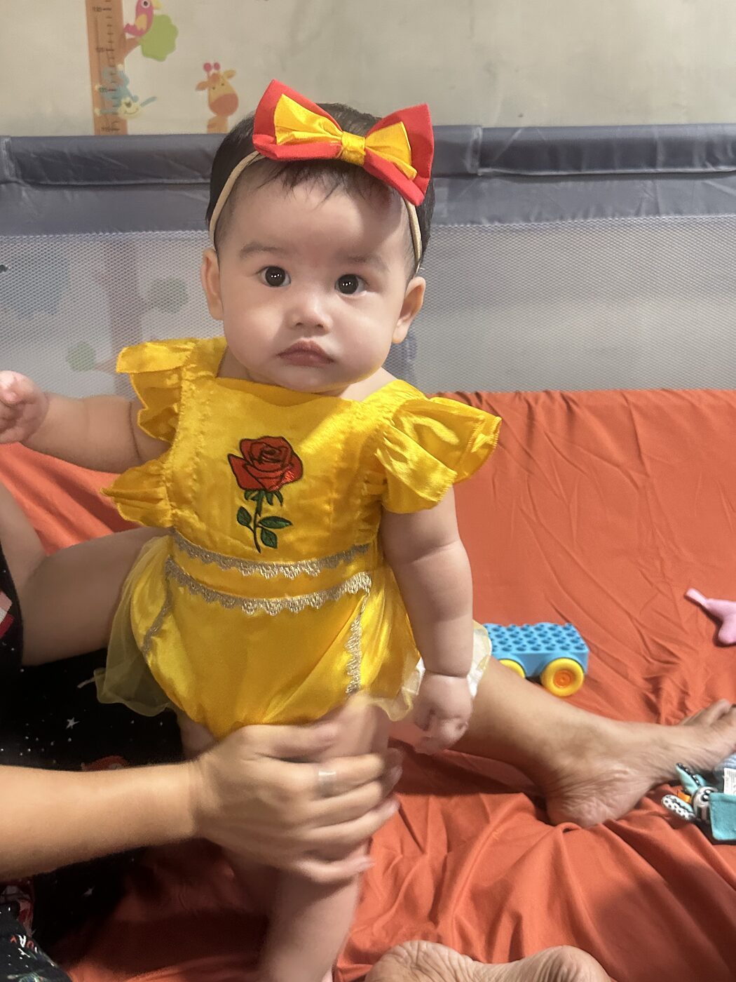 An everyday snapshot of baby Elle