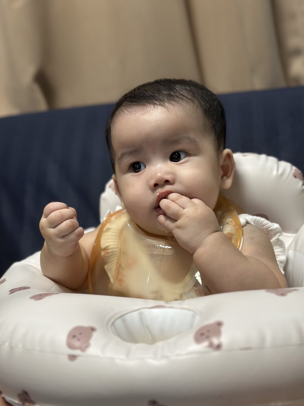 An everyday snapshot of baby Elle