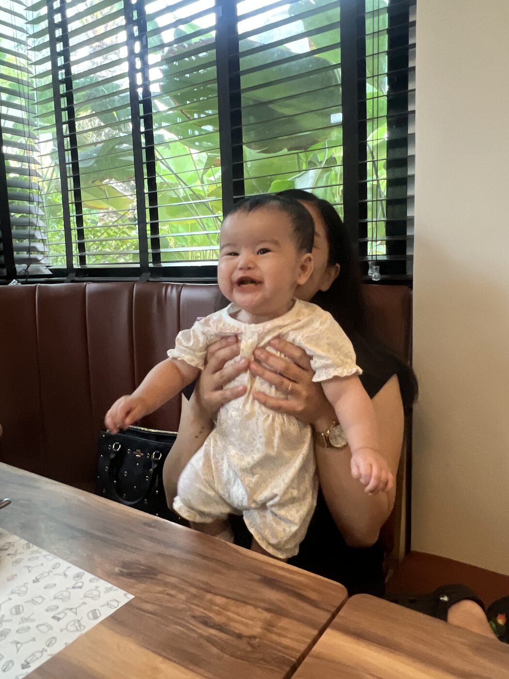 An everyday snapshot of baby Elle