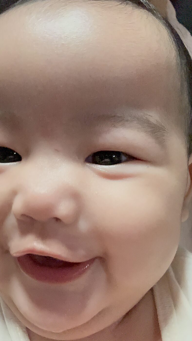 An everyday snapshot of baby Elle