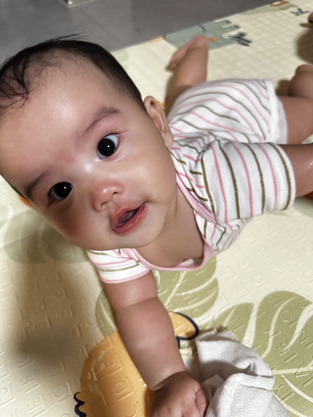 An everyday snapshot of baby Elle